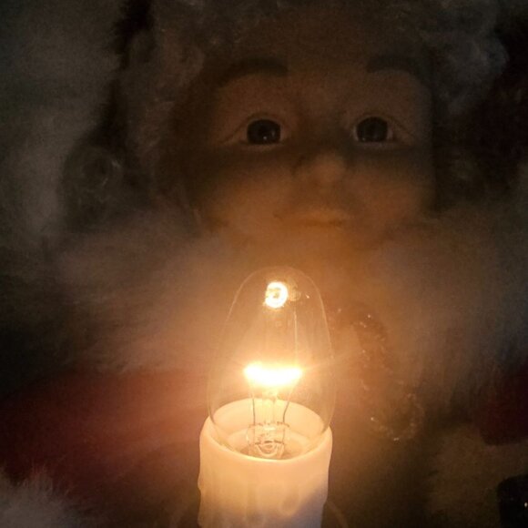 Vintage Mrs Claus Mation-ette Christmas Light-Up Doll Figurine Decor NO MOTION - Picture 14 of 14